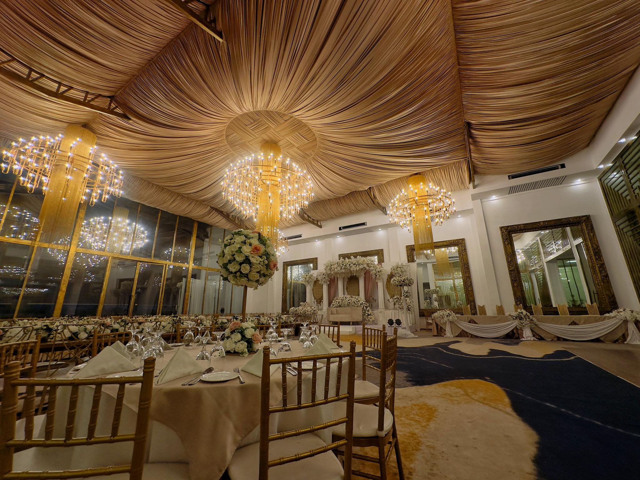 Luxury seating area
